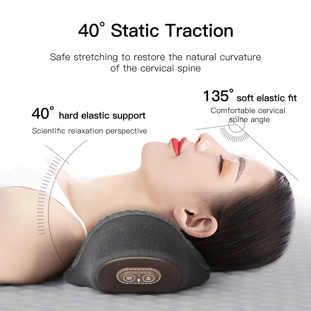 Heated Vibration Neck Massage Pillow